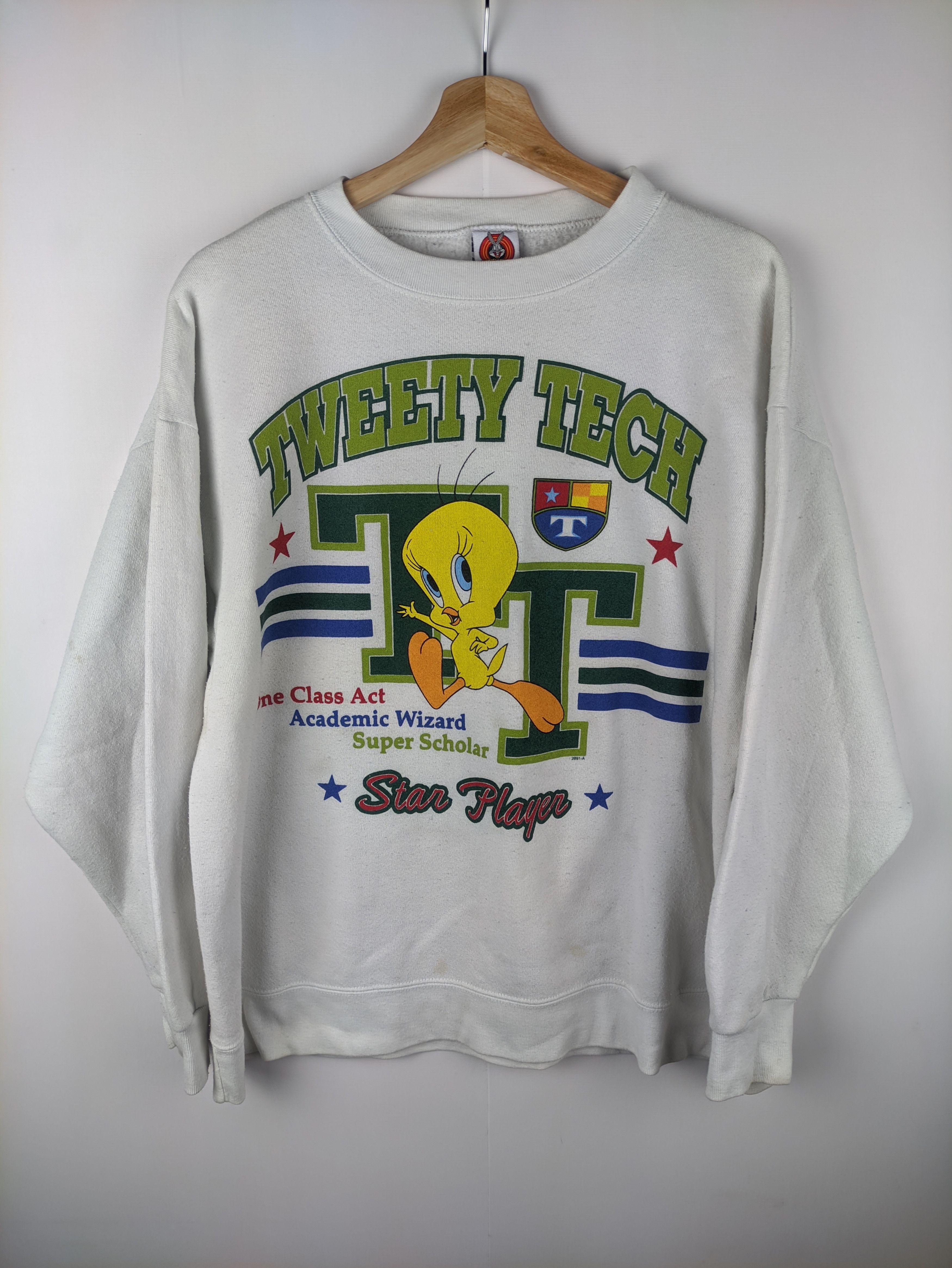 Warner Bros Steals🔥Vintage Sweatshirt Tweety Bird Warner Bros 1997 Size US M / EU 48-50 / 2 - 1 Thumbnail