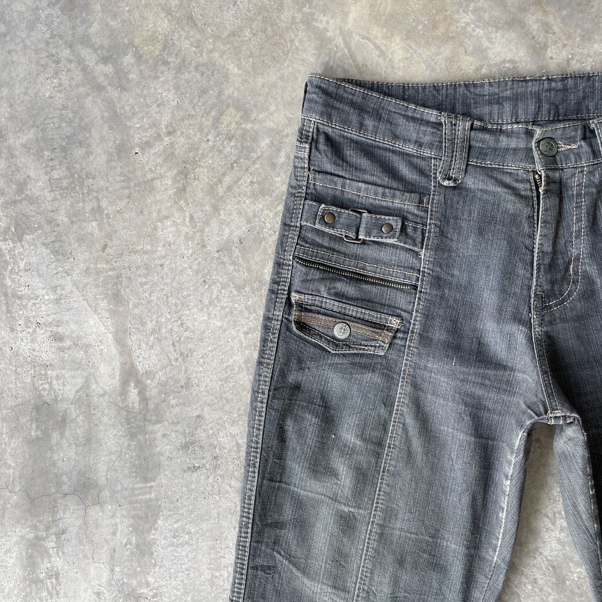 Japanese Brand Vintage Advantage JAPAN Faded Flared Casual Pants W30x29 Size US 30 / EU 46 - 4 Thumbnail