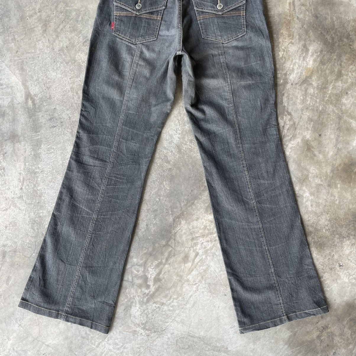 Japanese Brand Vintage Advantage JAPAN Faded Flared Casual Pants W30x29 Size US 30 / EU 46 - 10 Thumbnail