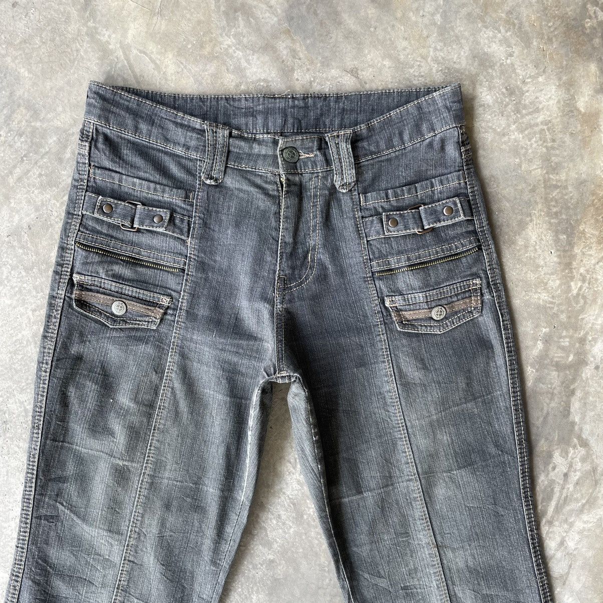 Japanese Brand Vintage Advantage JAPAN Faded Flared Casual Pants W30x29 Size US 30 / EU 46 - 3 Thumbnail