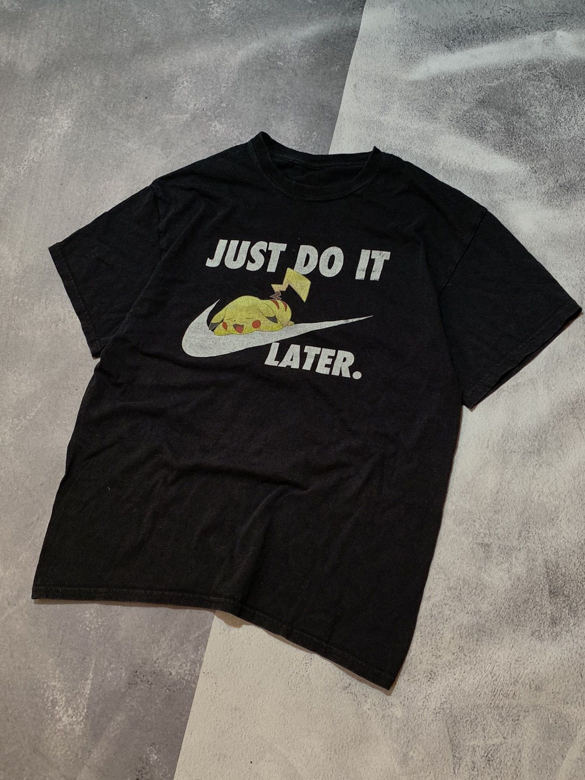 Vintage Vintage Y2K Pikachu “Just do it later” tee swoosh size L Size US L / EU 52-54 / 3 - 2 Thumbnail