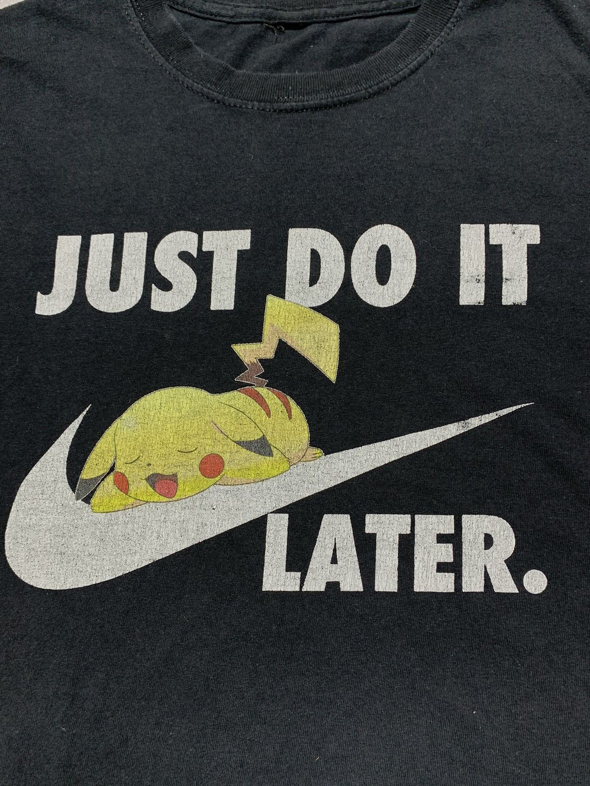 Vintage Vintage Y2K Pikachu “Just do it later” tee swoosh size L Size US L / EU 52-54 / 3 - 3 Thumbnail