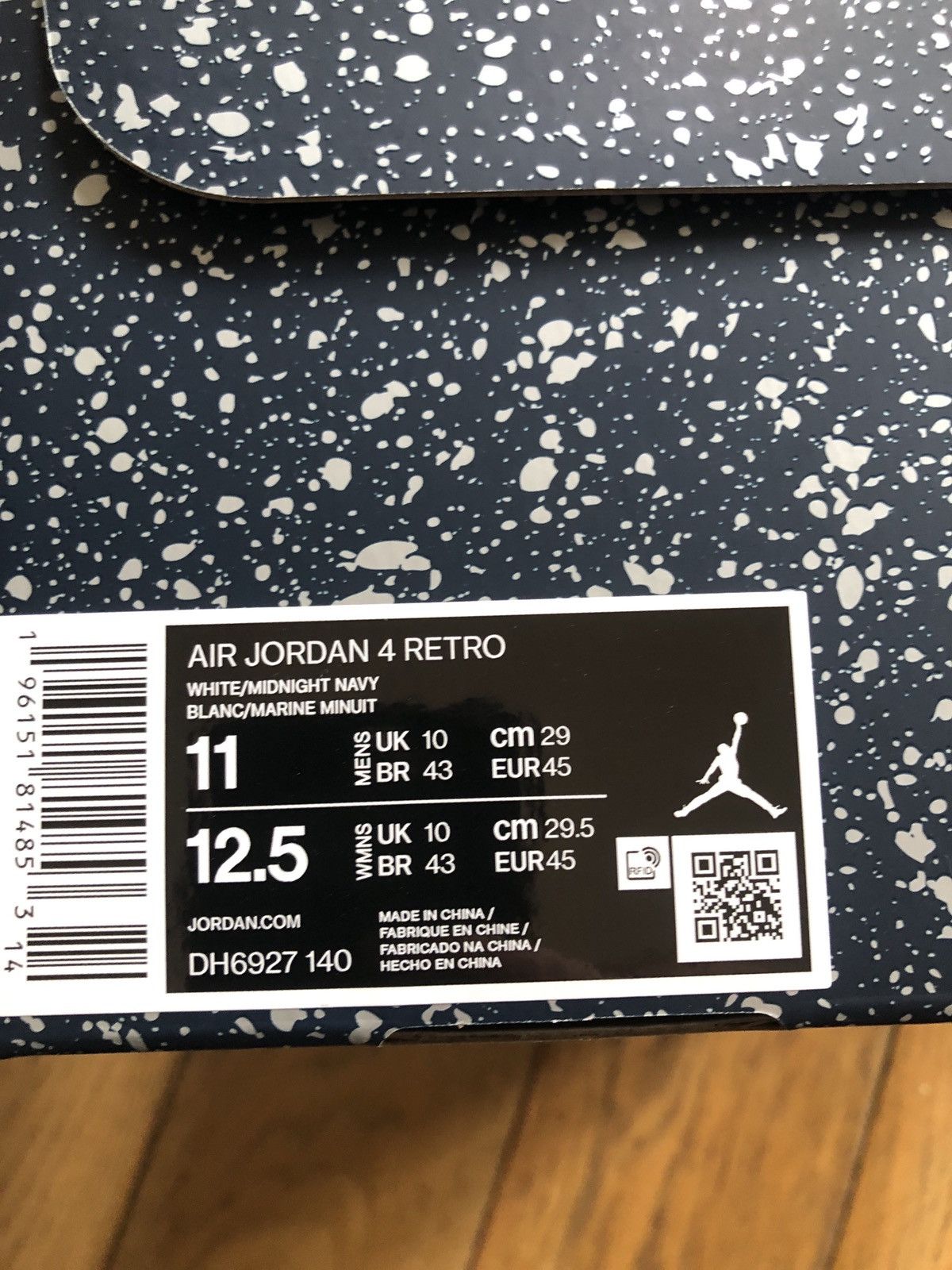 Jordan Brand Air Jordan 4 midnight navy Size US 11 / EU 44 - 9 Thumbnail
