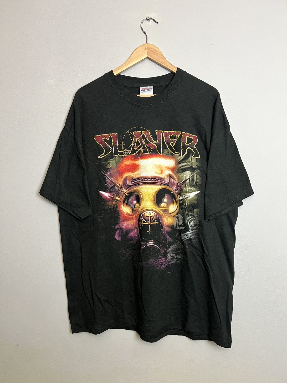 Band Tees Vintage Deadstock Slayer 2003 Tour Metal Band Tshirt Grail Size US XL / EU 56 / 4 - 1 Thumbnail