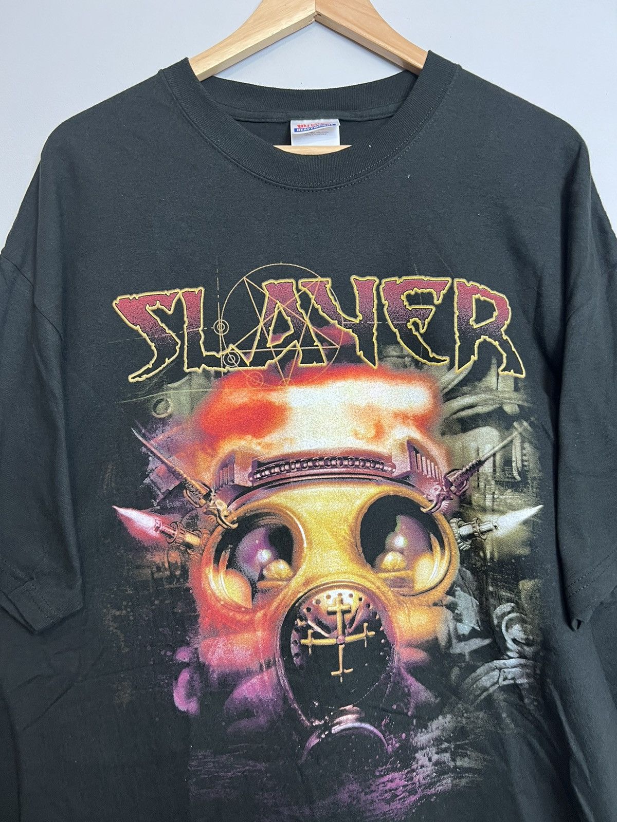 Band Tees Vintage Deadstock Slayer 2003 Tour Metal Band Tshirt Grail Size US XL / EU 56 / 4 - 3 Thumbnail
