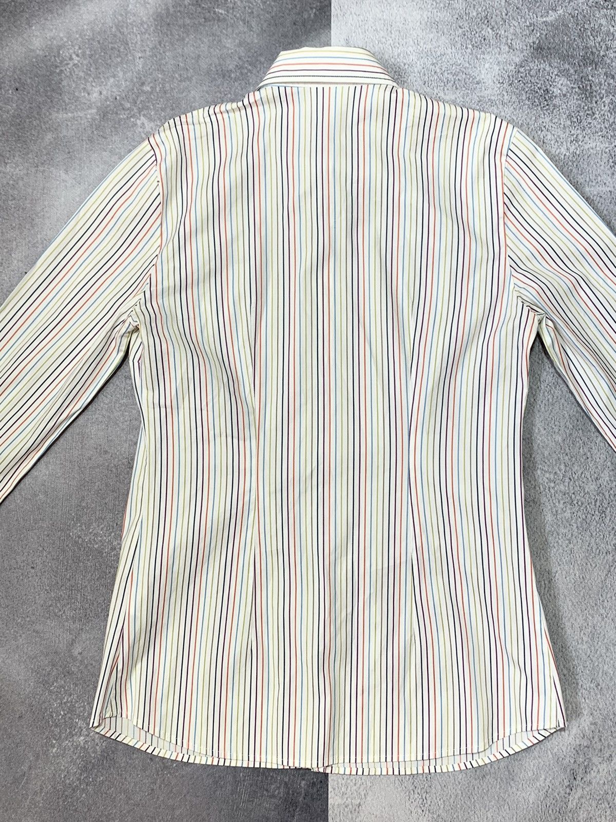 Lacoste × Vintage Vintage Y2K Lacoste striped shirt streetwear style size XS Size XS / US 0-2 / IT 36-38 - 4 Thumbnail