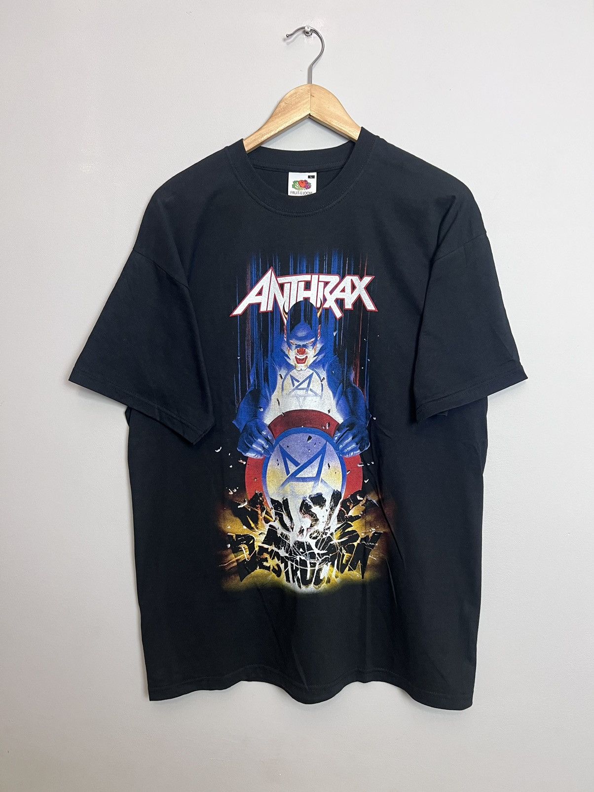 Band Tees 00s Vintage Anthrax Music Of Mass Destruction T-Shirt Large Size US L / EU 52-54 / 3 - 1 Thumbnail