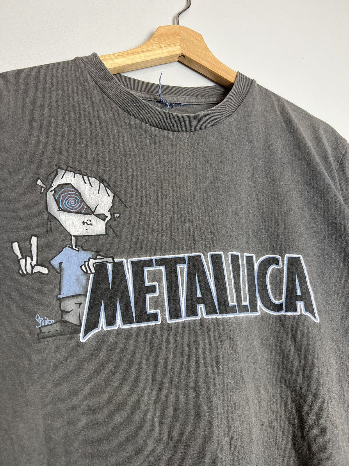 Band Tees Rare Vintage 00s Y2K Metallica Heavy Metal Band Tshirt Size US M / EU 48-50 / 2 - 2 Thumbnail