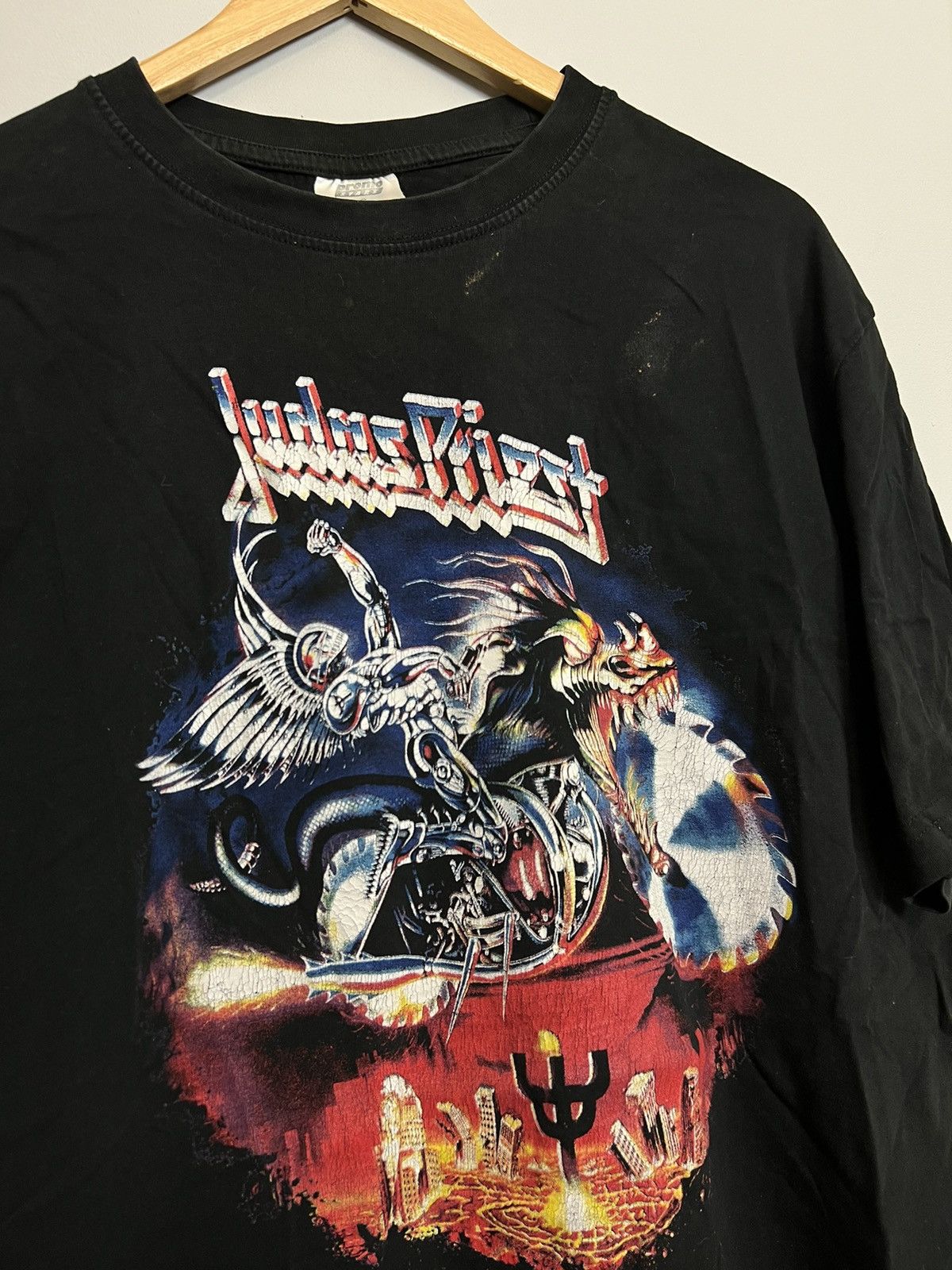 Band Tees Vintage 90s Judas Priest Painkiller Metal Band Rock Tee Size US L / EU 52-54 / 3 - 4 Thumbnail