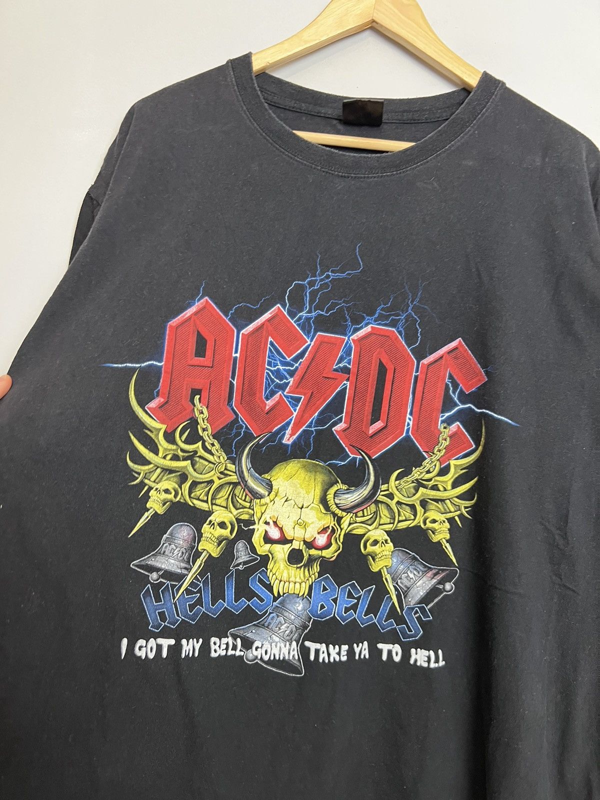 AC/DC Vintage AC/DC Hells Bells 00s Tour 2009 Rock Band Tee Large Size US L / EU 52-54 / 3 - 2 Thumbnail