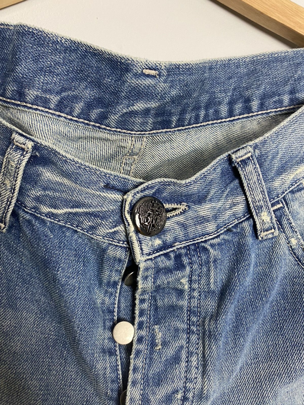 Faith Connexion Faith Connexion SLIM 6Pockets Avant Garde Distressed Denim Size US 33 - 7 Thumbnail
