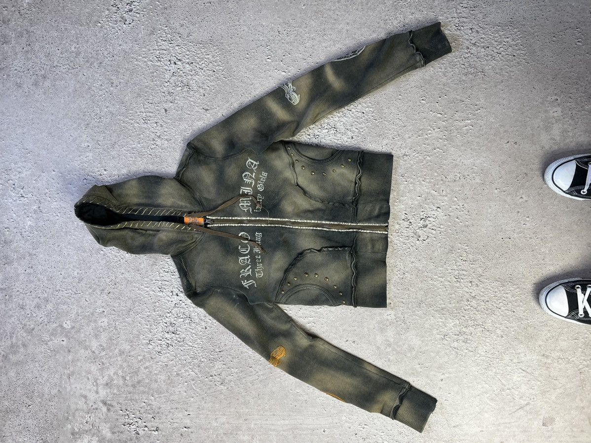 Vintage Y2K Diesel spell out zip up jumper white main image 0