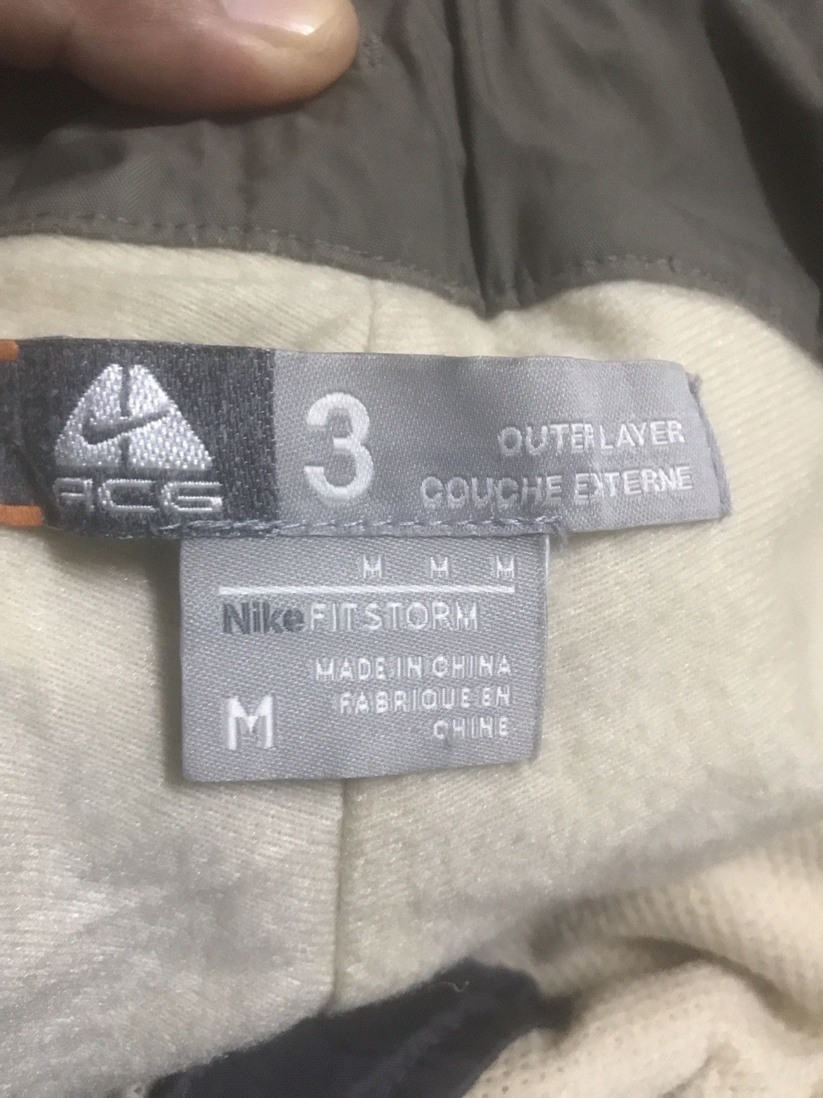 Nike Nike ACG Ski Pants 3 OUTHER LAYER COUCHE Size US 33 - 4 Thumbnail