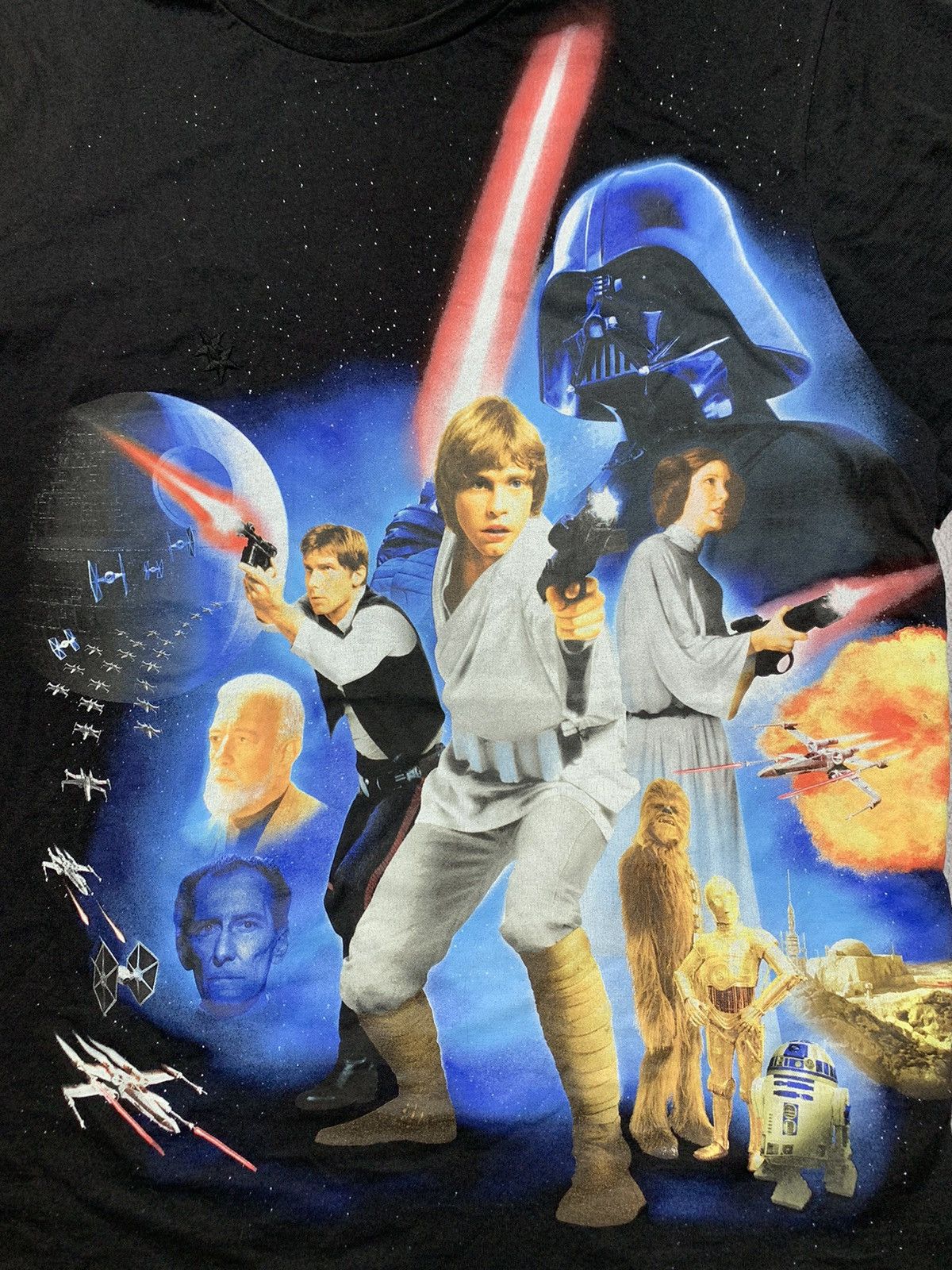 Star Wars × Vintage Vintage Y2K Star Wars band tee big logo streetwear size XL Size US XL / EU 56 / 4 - 3 Thumbnail