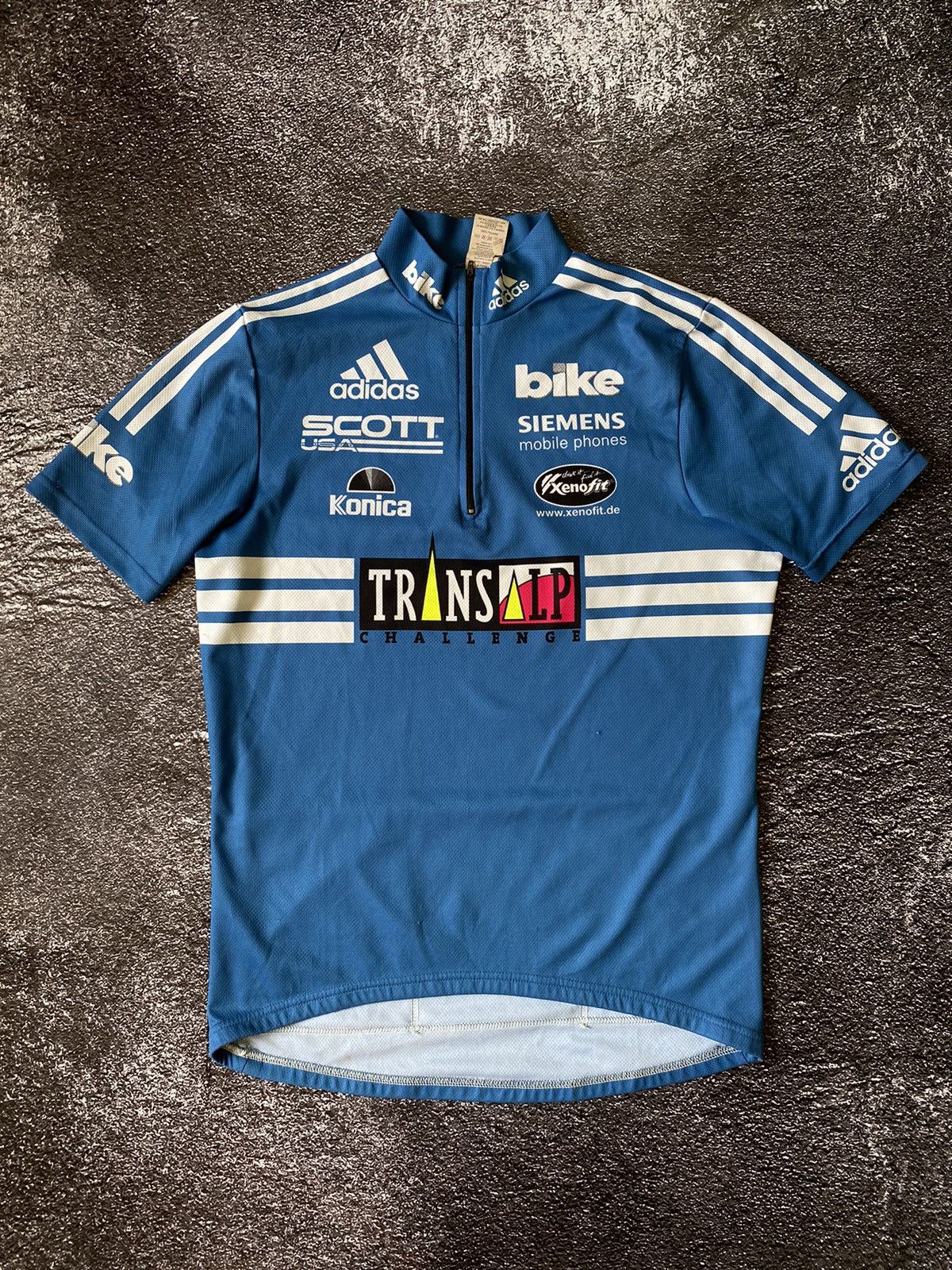 Adidas Vintage 00s Adidas Bike Bicycle Scott USA Siemens Jersey Tee Size US L / EU 52-54 / 3 - 1 Thumbnail