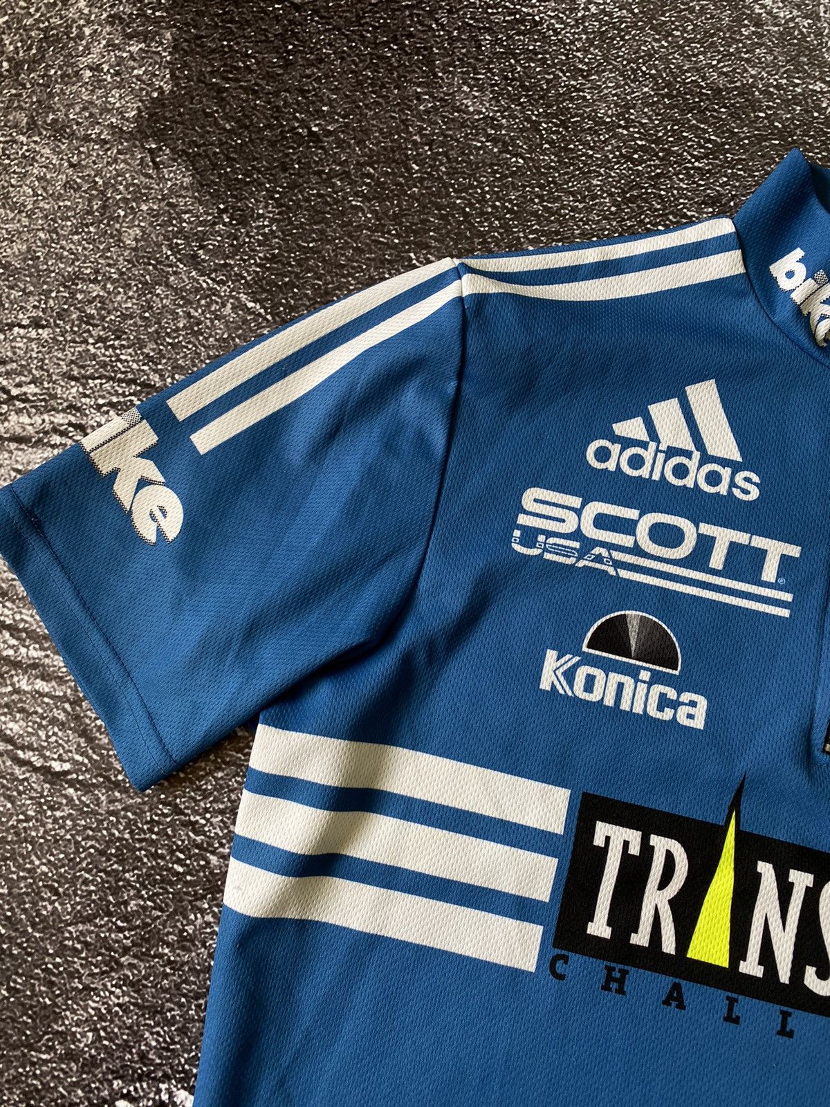 Adidas Vintage 00s Adidas Bike Bicycle Scott USA Siemens Jersey Tee Size US L / EU 52-54 / 3 - 3 Thumbnail