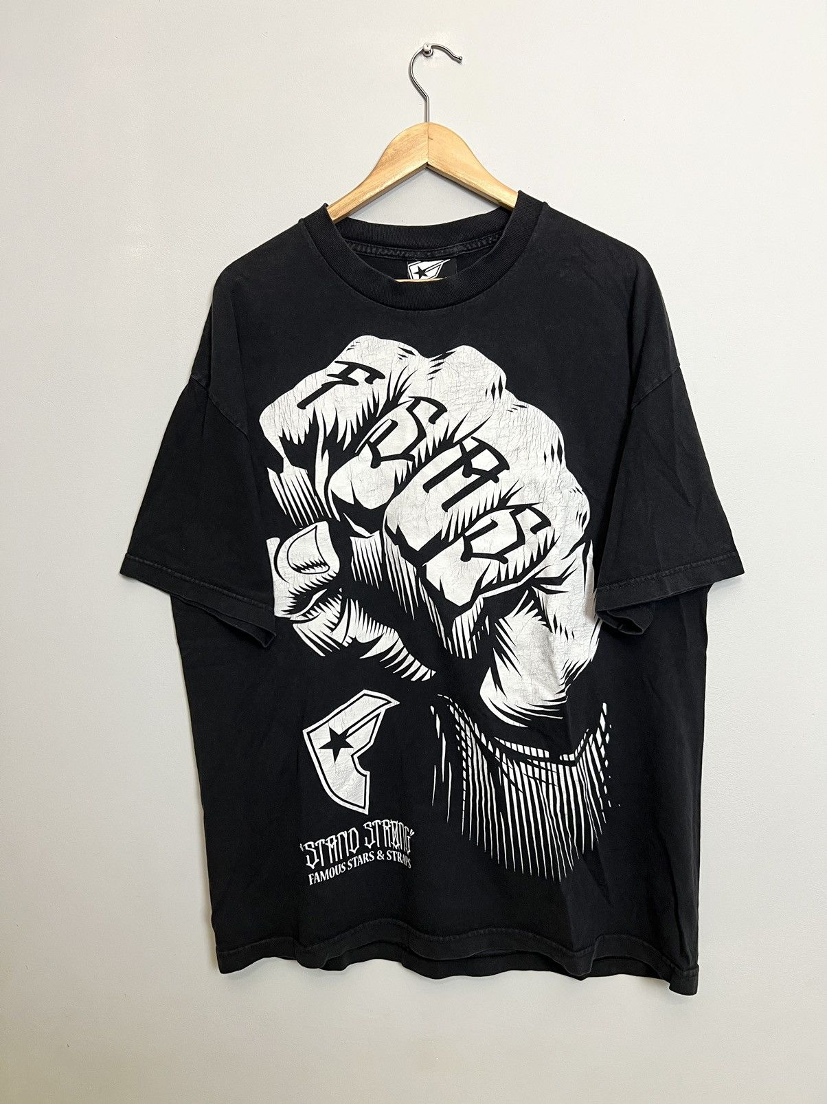 Band Tees Famous Stars And Straps Vintage 90s Tshirt Stand Strong Size US XL / EU 56 / 4 - 1 Thumbnail