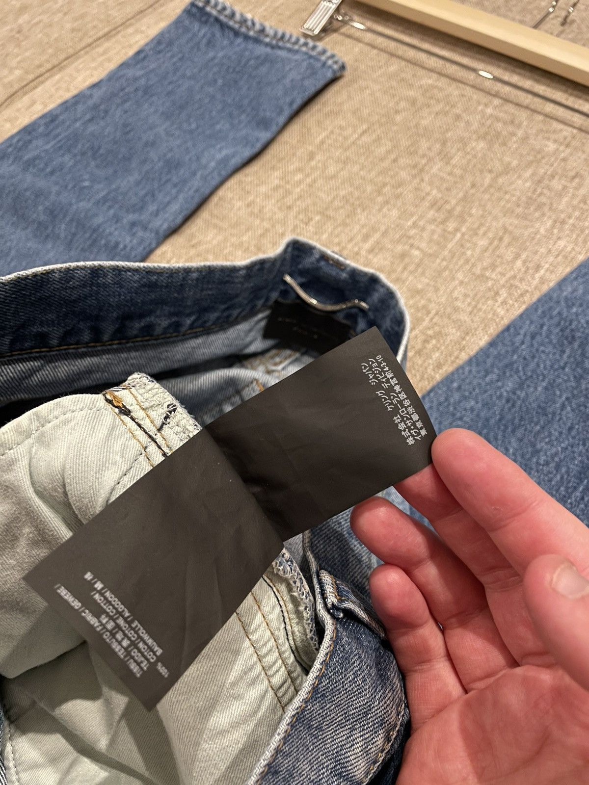 Saint Laurent Paris Saint Laurent Paris D14 Embroidered Logo Vintage Blue Jeans Size US 32 / EU 48 - 9 Thumbnail