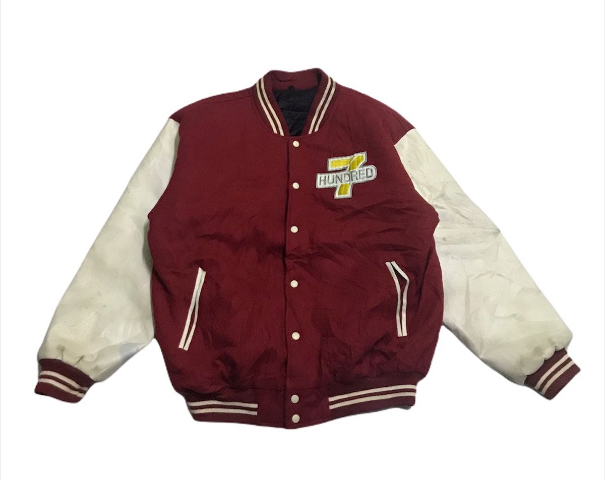 Japanese Brand Seven hundred varsity jacket Size US XXL / EU 58 / 5 - 1 Thumbnail