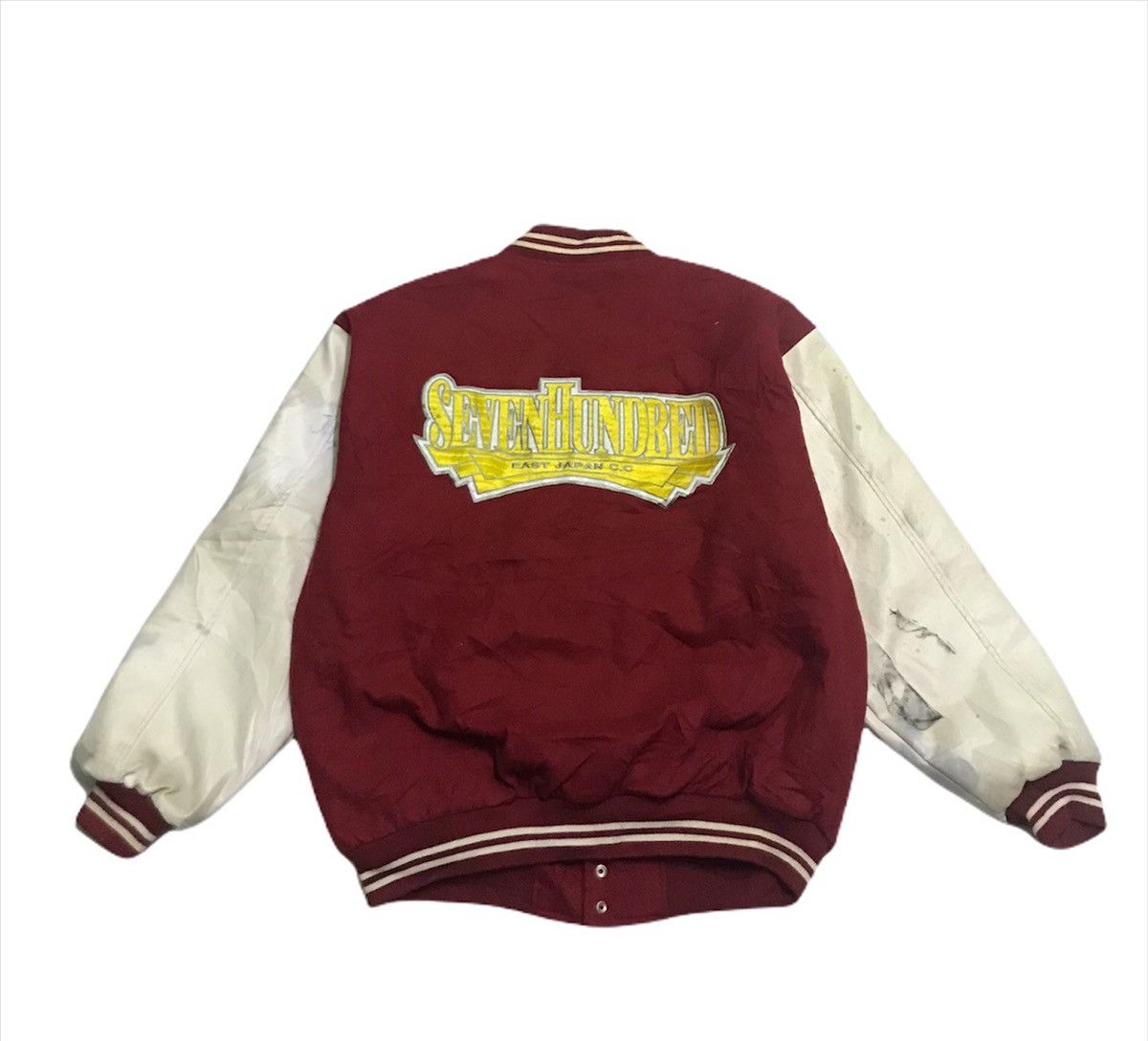 Japanese Brand Seven hundred varsity jacket Size US XXL / EU 58 / 5 - 5 Thumbnail