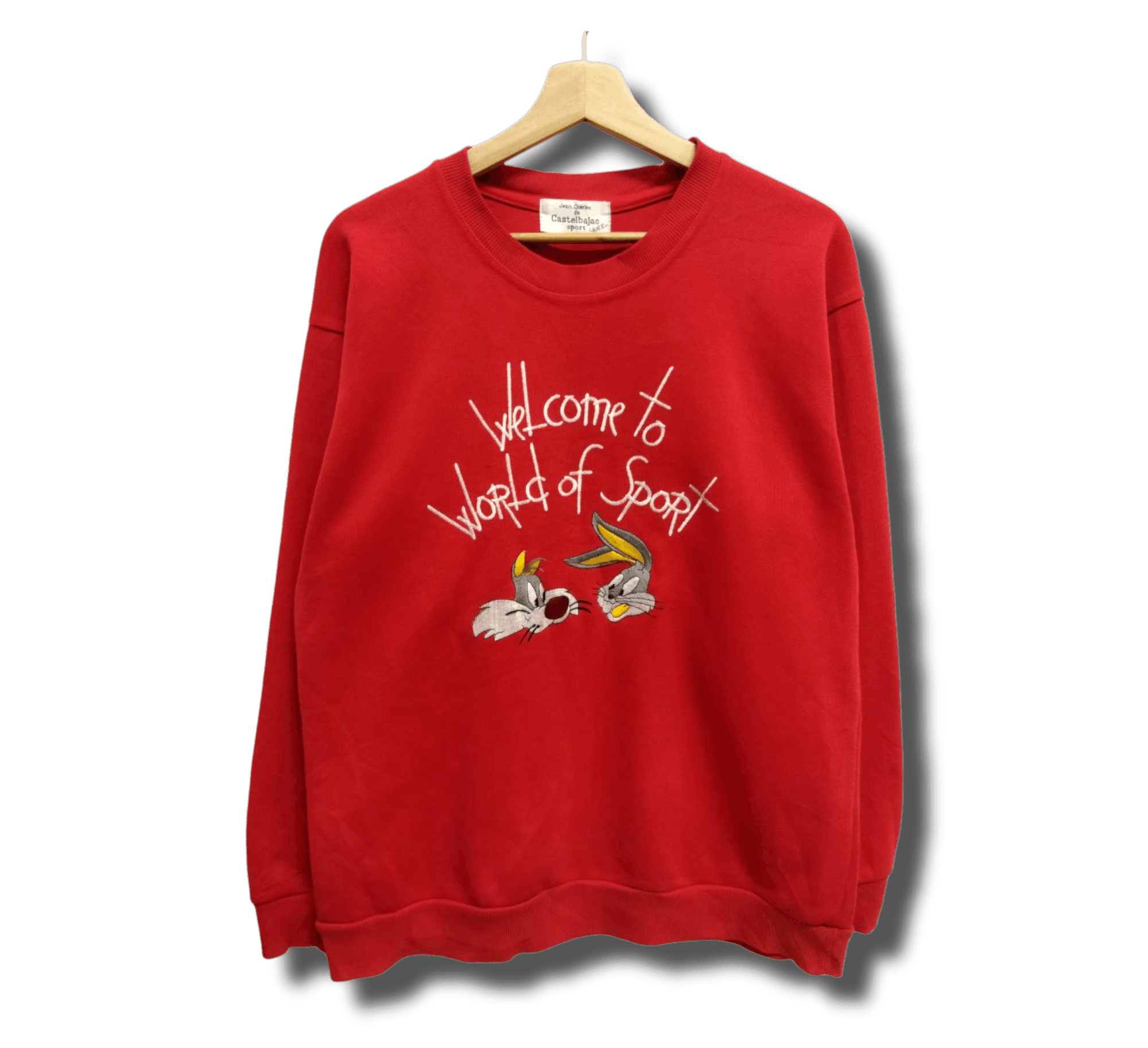 Jean Charles De Castelbajac Vintage Castelbajac X Looney Tunes Sweatshirt Size US L / EU 52-54 / 3 - 1 Thumbnail