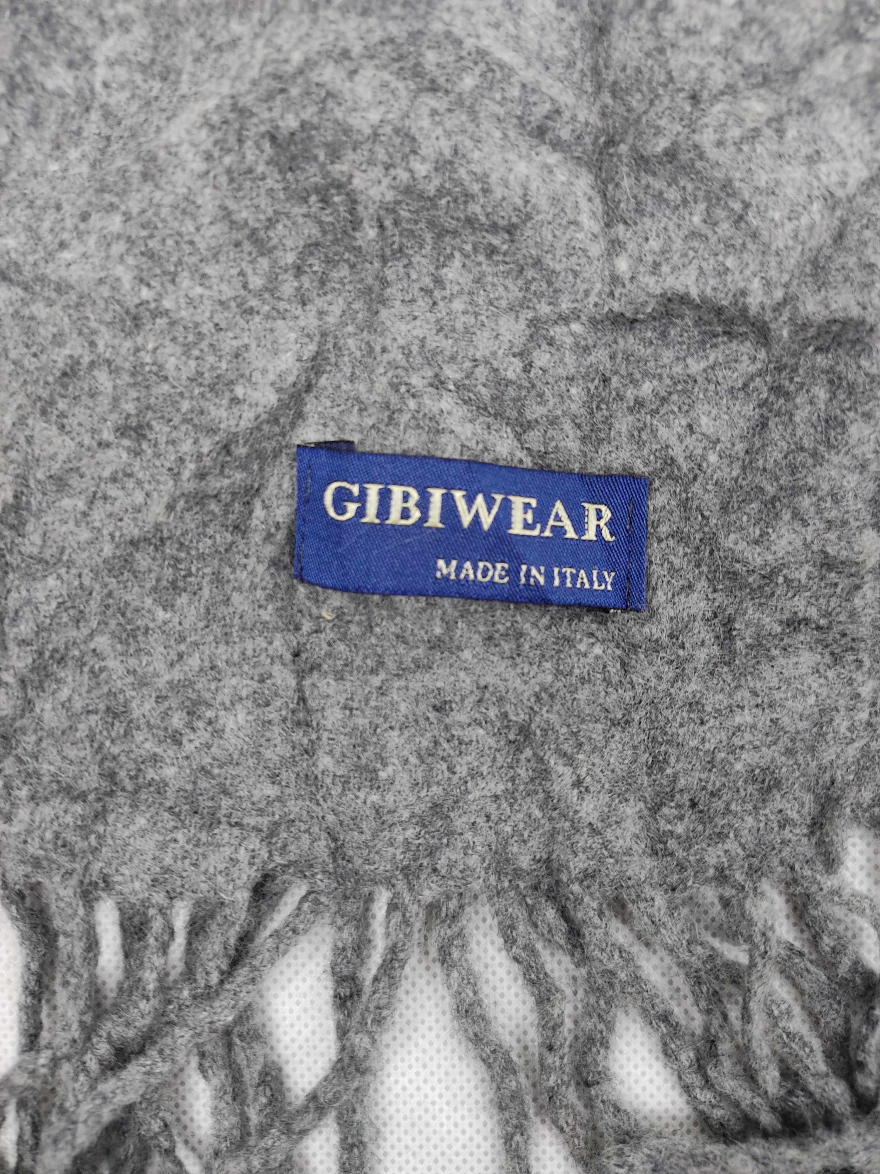 Designer Vintage Gibiwear Plain Muffler Pure Cashmere Good Condition Size ONE SIZE - 2 Thumbnail