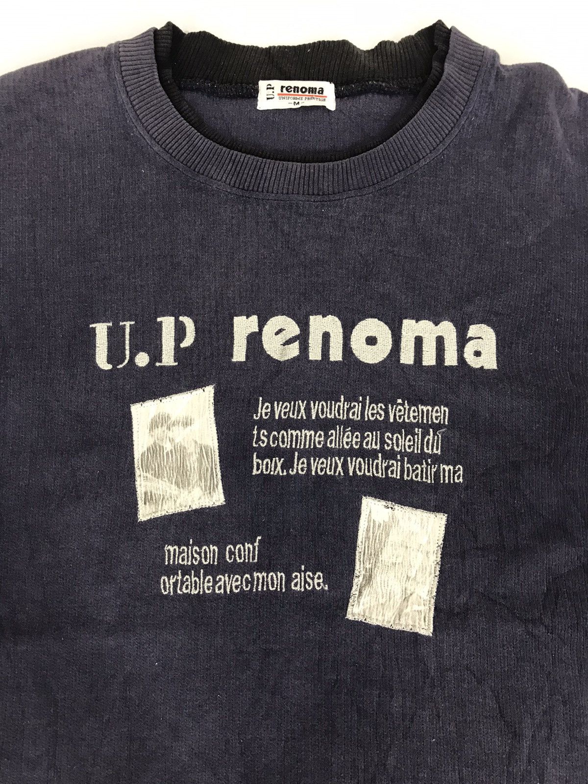 Renoma Vintage UP Renoma Sweatshirt Big Logo Pull Over Size US M / EU 48-50 / 2 - 3 Thumbnail