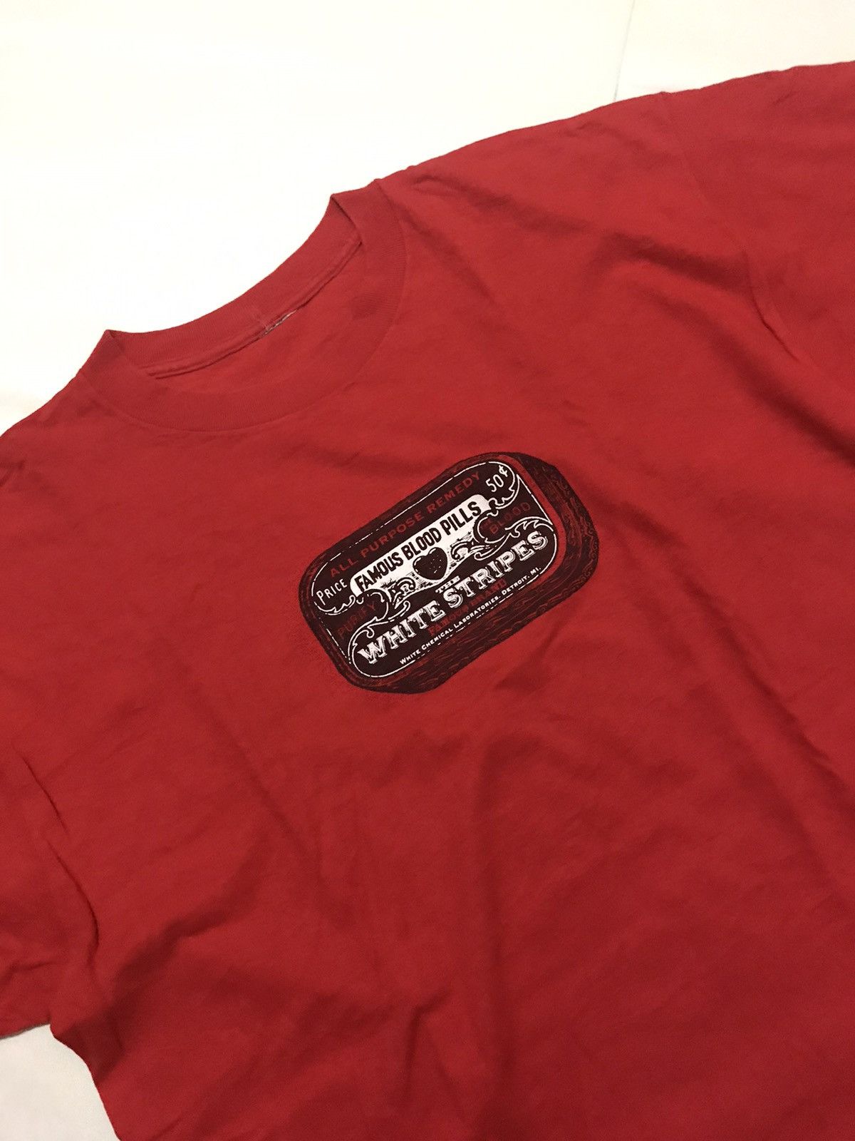 Band Tees The White Stripes Band Tee Famous Blood Pills Design Size US XL / EU 56 / 4 - 2 Thumbnail