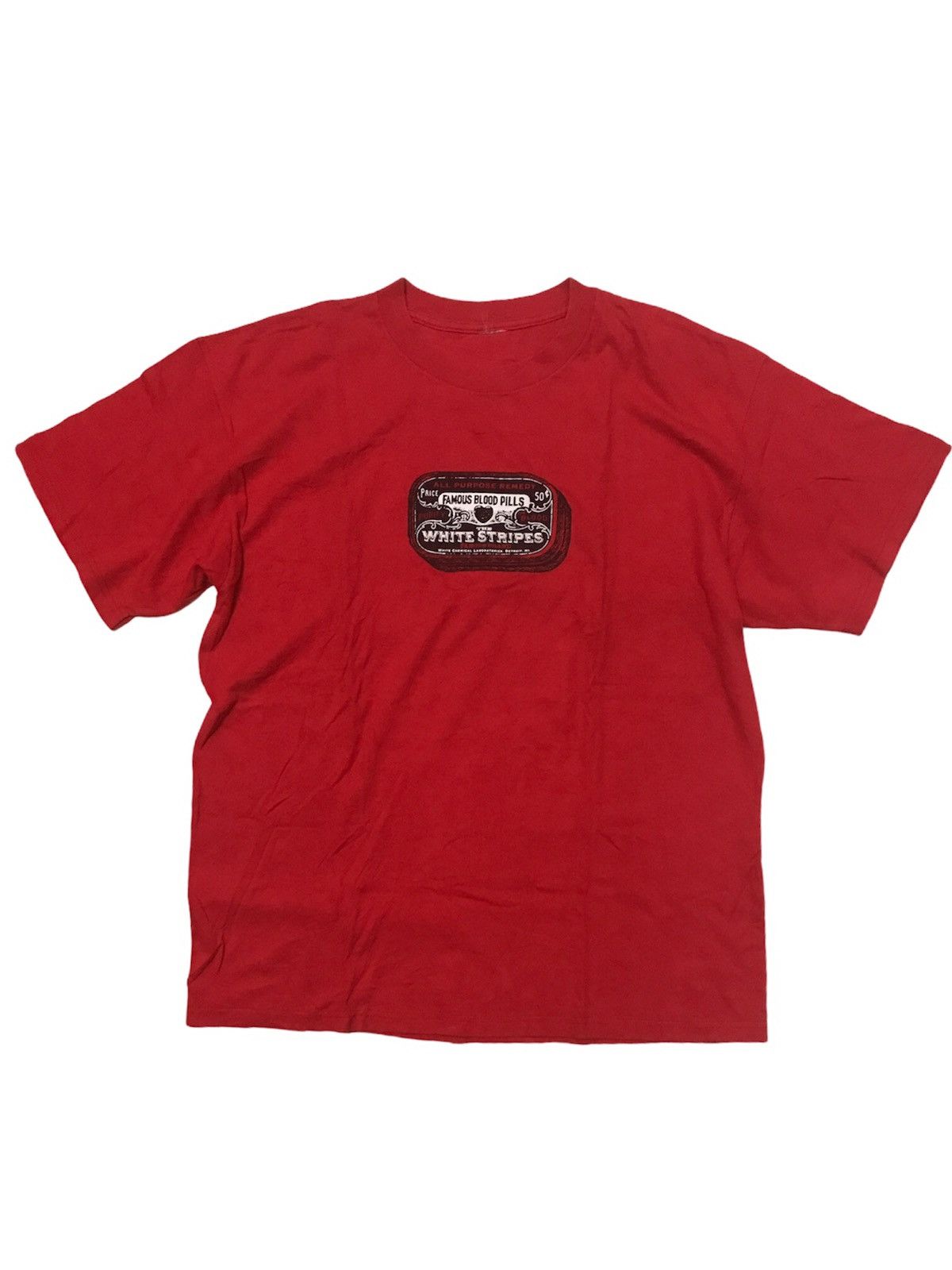 Band Tees The White Stripes Band Tee Famous Blood Pills Design Size US XL / EU 56 / 4 - 1 Thumbnail