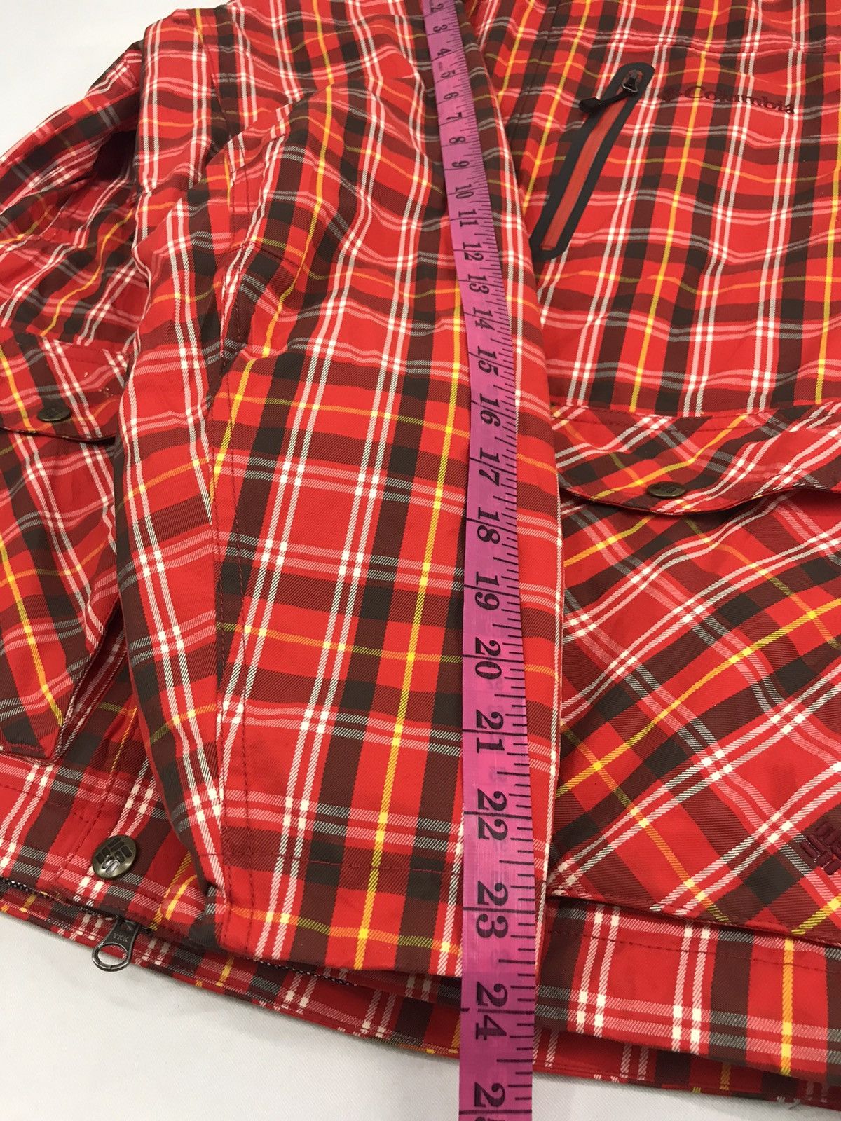 Columbia Columbia Waterproof Jacket Omni Tech Plaid Checked Size US S / EU 44-46 / 1 - 9 Thumbnail