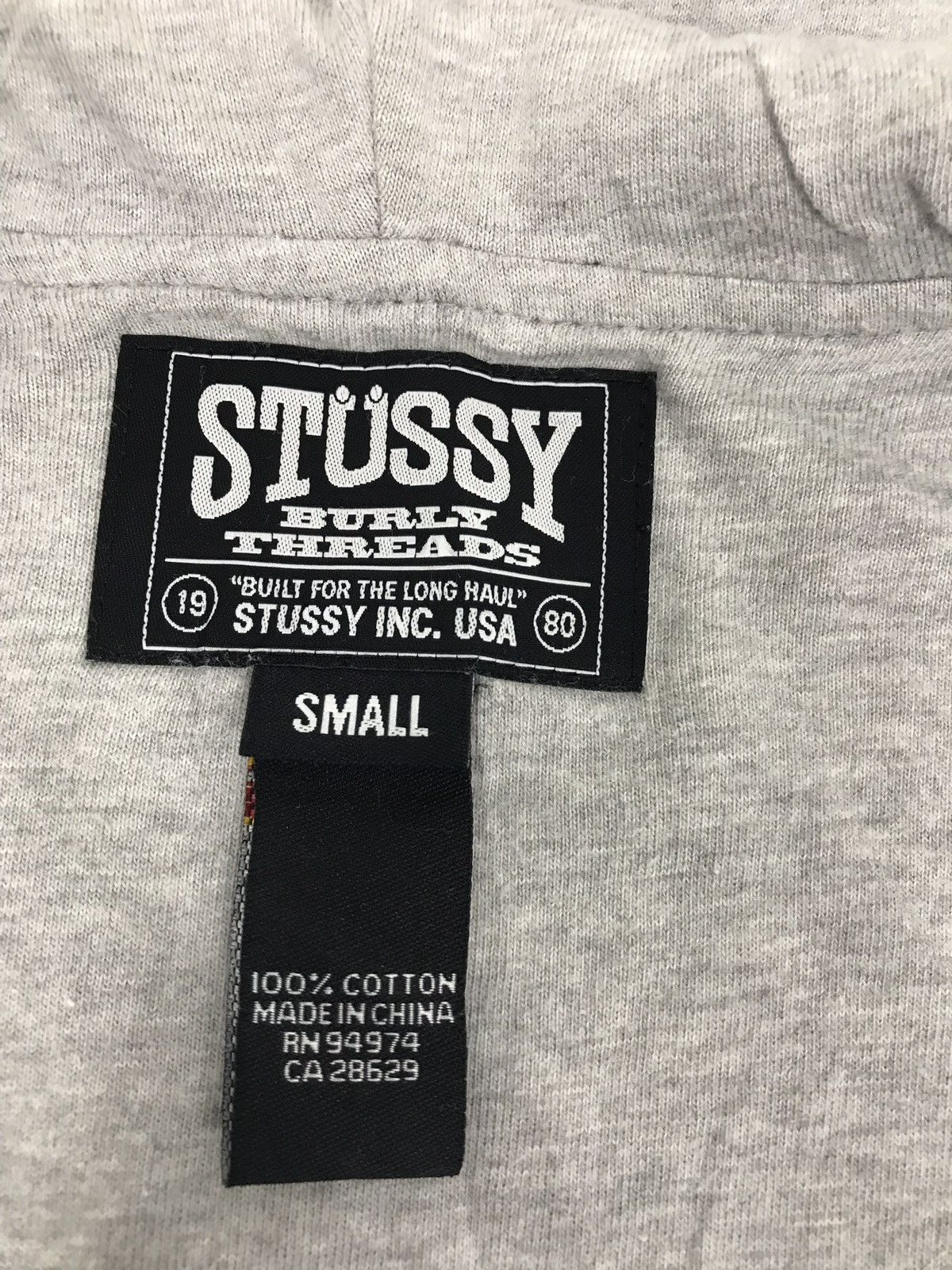 Stussy Stussy Burly Threads Sweatshirt Hoodie Button Front Size US S / EU 44-46 / 1 - 3 Thumbnail
