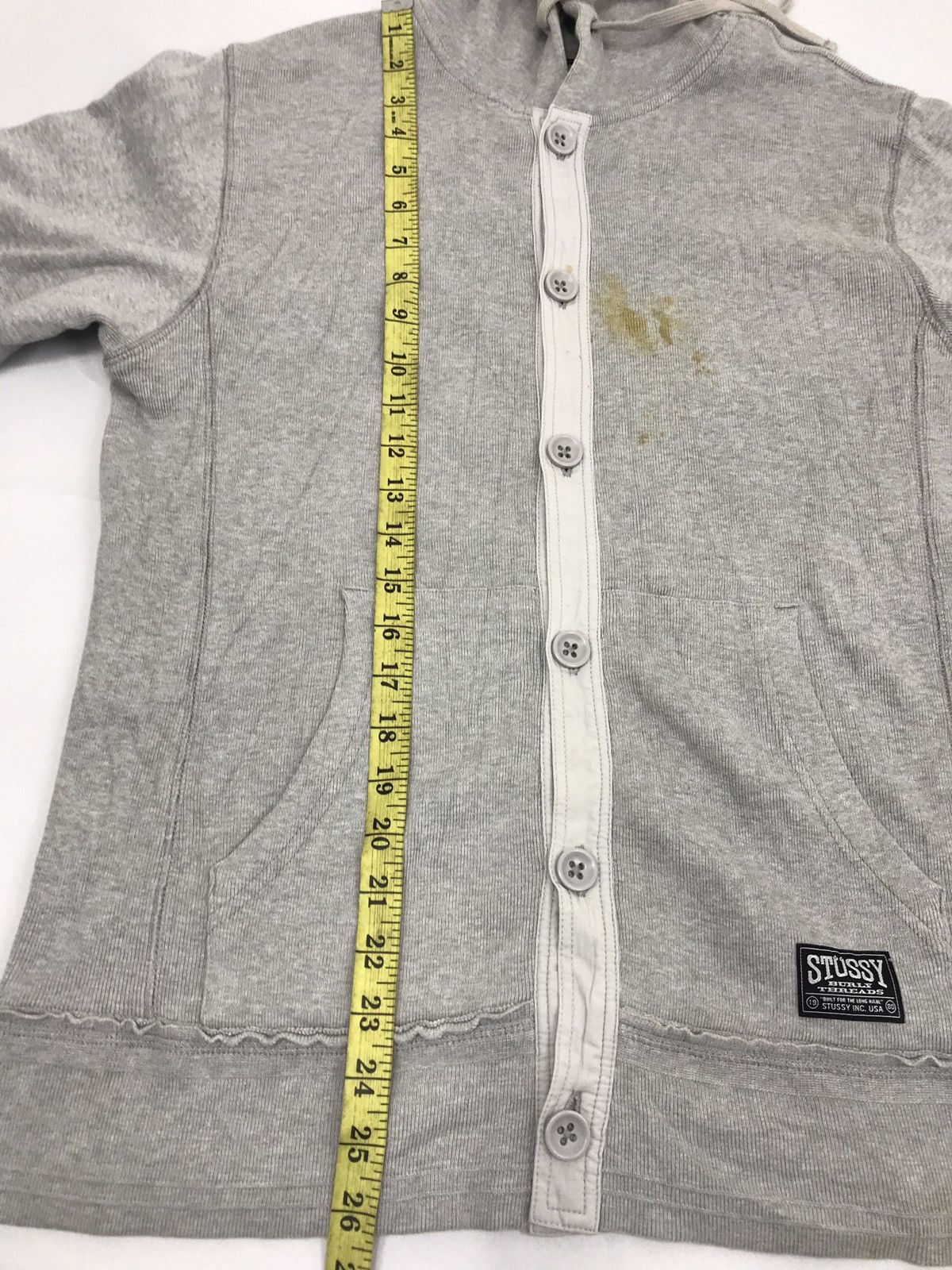 Stussy Stussy Burly Threads Sweatshirt Hoodie Button Front Size US S / EU 44-46 / 1 - 11 Thumbnail