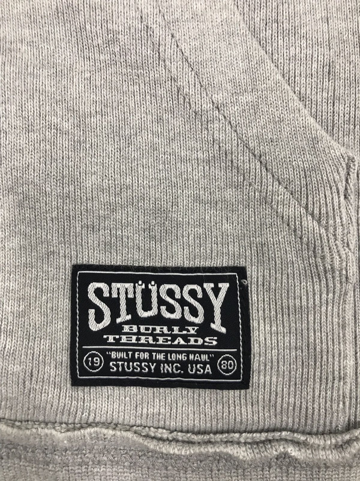 Stussy Stussy Burly Threads Sweatshirt Hoodie Button Front Size US S / EU 44-46 / 1 - 5 Thumbnail