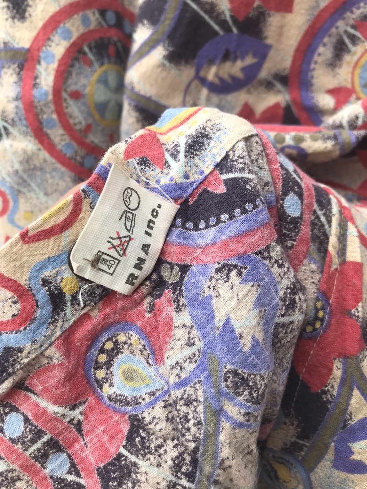 Japanese Brand Rna Pre Dna by Rna Inc. Alternative Pop/Psychedelic Shirt Size US M / EU 48-50 / 2 - 9 Thumbnail