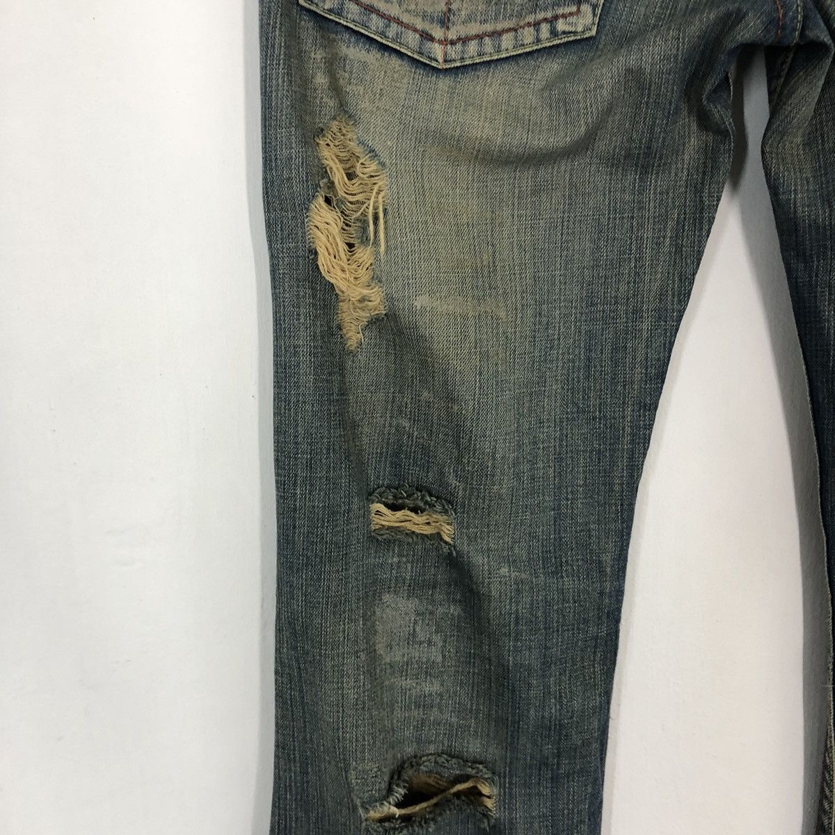 If Six Was Nine × Japanese Brand Flare jeans☠️Agate rippe Distressed Bootcut denim pant Size US 32 / EU 48 - 7 Thumbnail