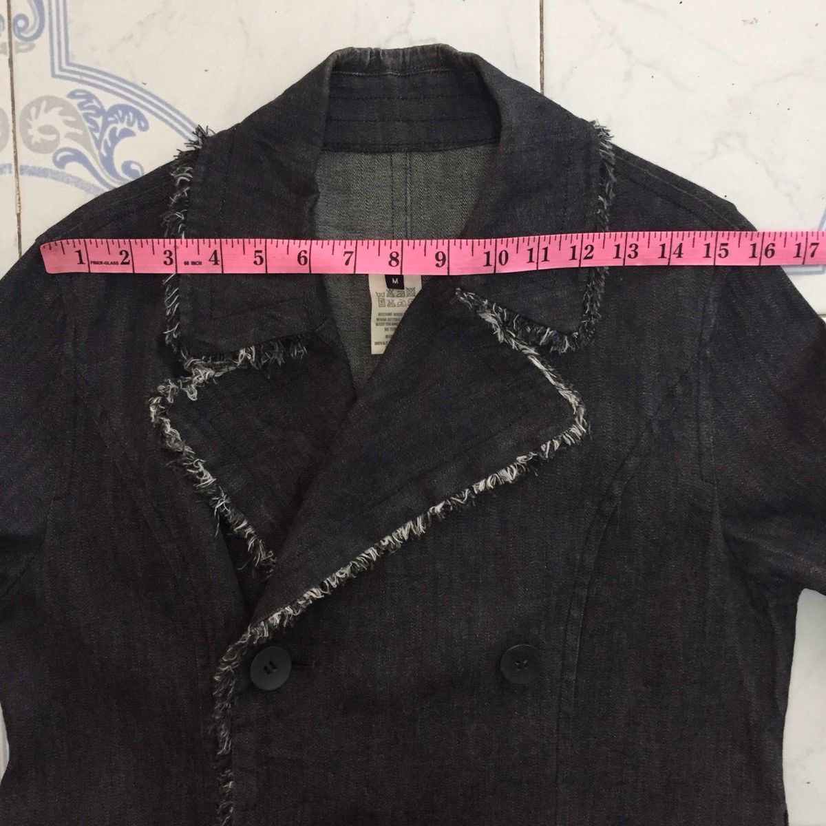 Japanese Brand Zubzubi Miyazaki Masahiro Distress/Hairy Side Long Jacket Size US M / EU 48-50 / 2 - 23 Thumbnail