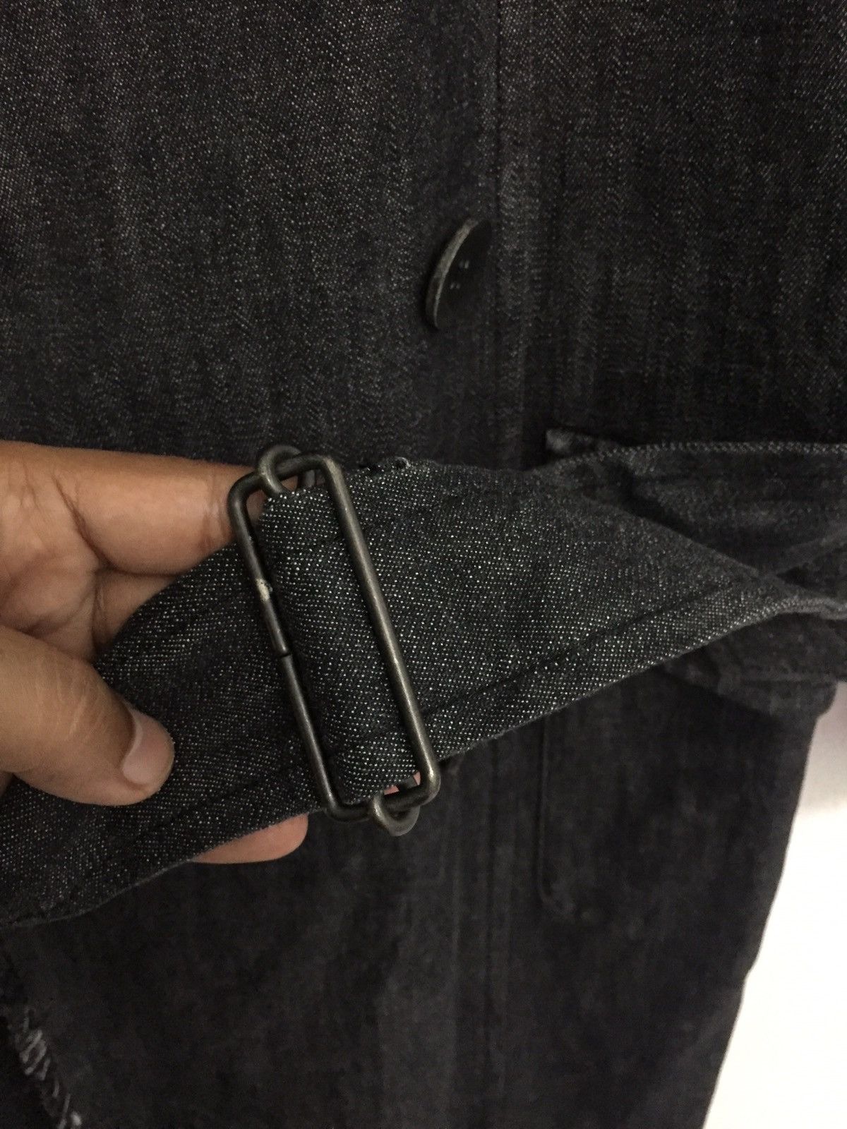Japanese Brand Zubzubi Miyazaki Masahiro Distress/Hairy Side Long Jacket Size US M / EU 48-50 / 2 - 13 Thumbnail