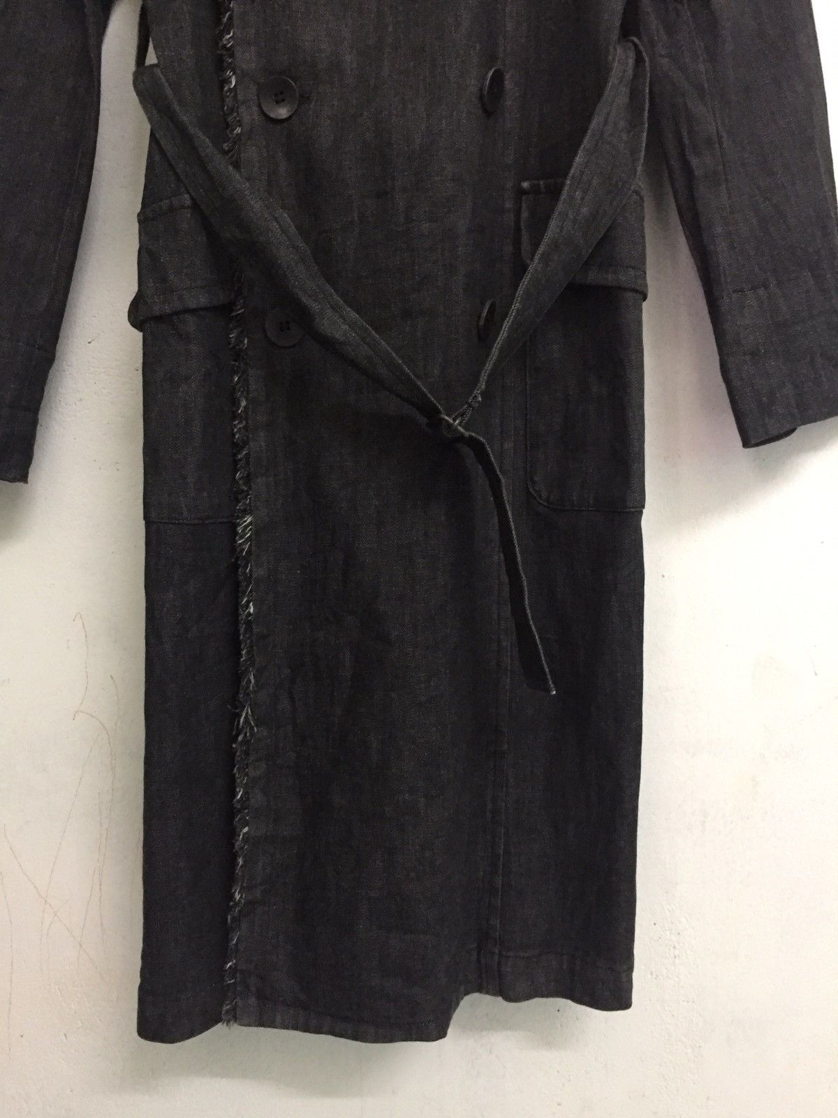 Japanese Brand Zubzubi Miyazaki Masahiro Distress/Hairy Side Long Jacket Size US M / EU 48-50 / 2 - 4 Thumbnail