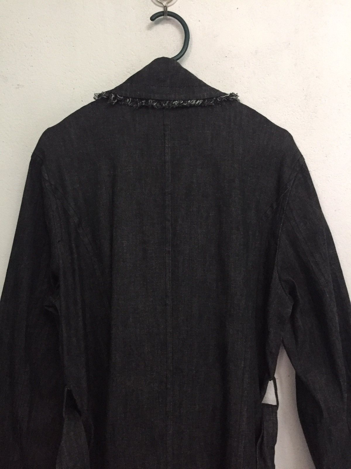 Japanese Brand Zubzubi Miyazaki Masahiro Distress/Hairy Side Long Jacket Size US M / EU 48-50 / 2 - 12 Thumbnail