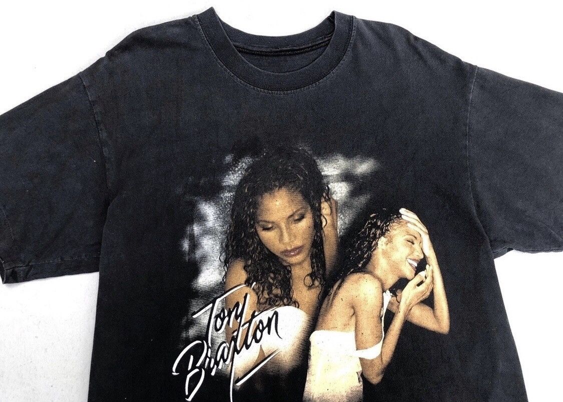 Band Tees Vintage 90's Single Stitch Toni Braxton Tshirt Size US M / EU 48-50 / 2 - 3 Thumbnail