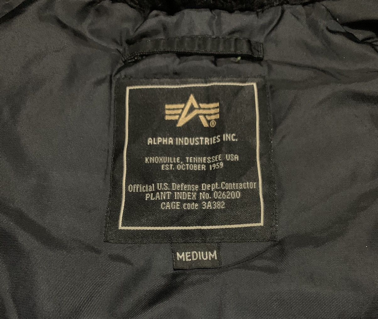 Alpha Industries Vintage 90s Alpha Industries Bomber Jacket Nice Design Size US M / EU 48-50 / 2 - 8 Thumbnail