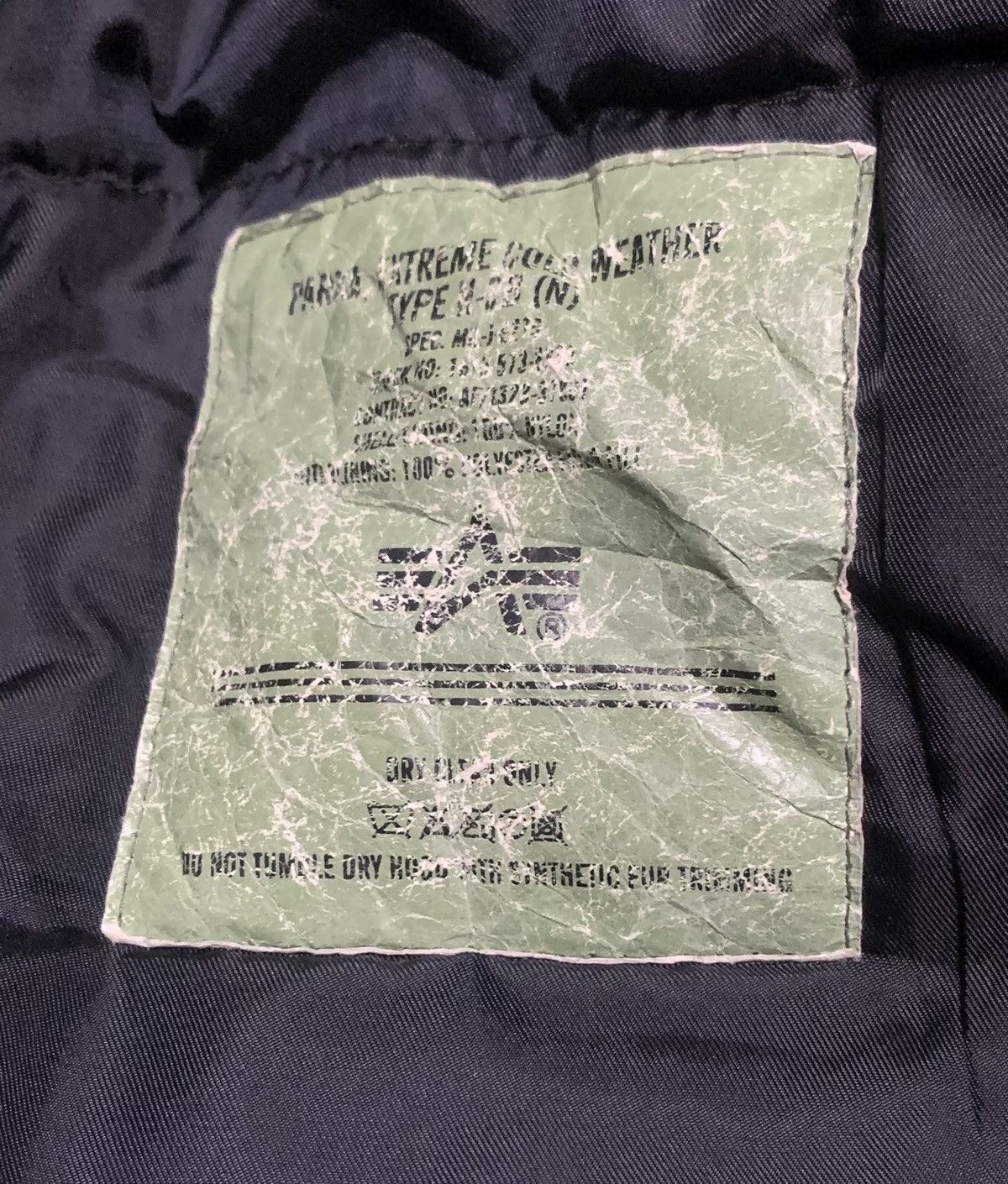 Alpha Industries Vintage 90s Alpha Industries Bomber Jacket Nice Design Size US M / EU 48-50 / 2 - 9 Thumbnail