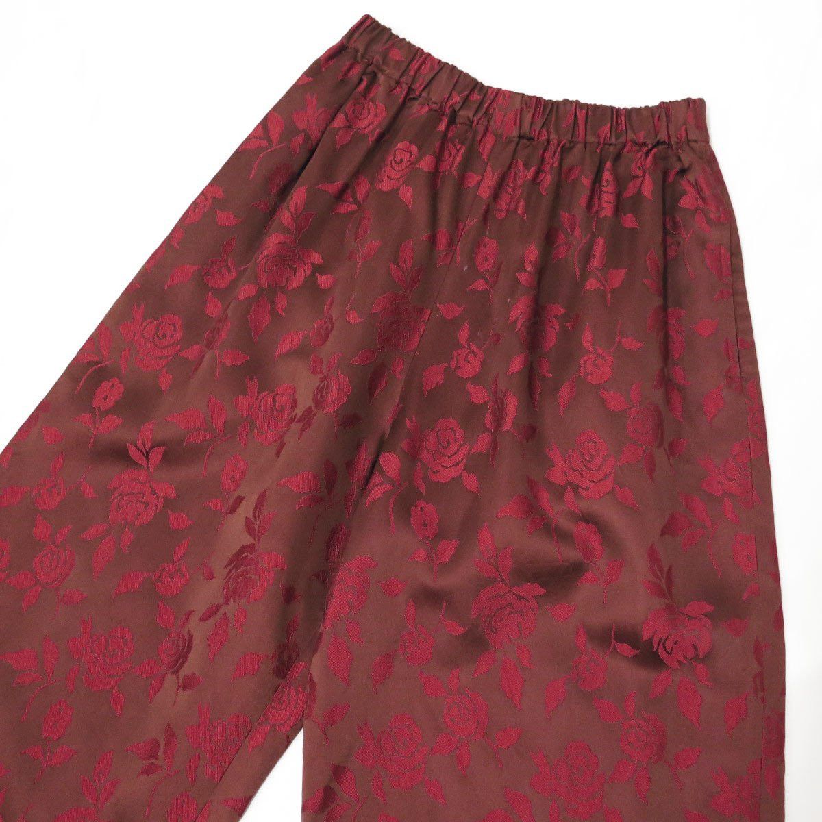Junya Watanabe SS97 Floral Jacquard Wide Pants Size US 32 / EU 48 - 3 Thumbnail