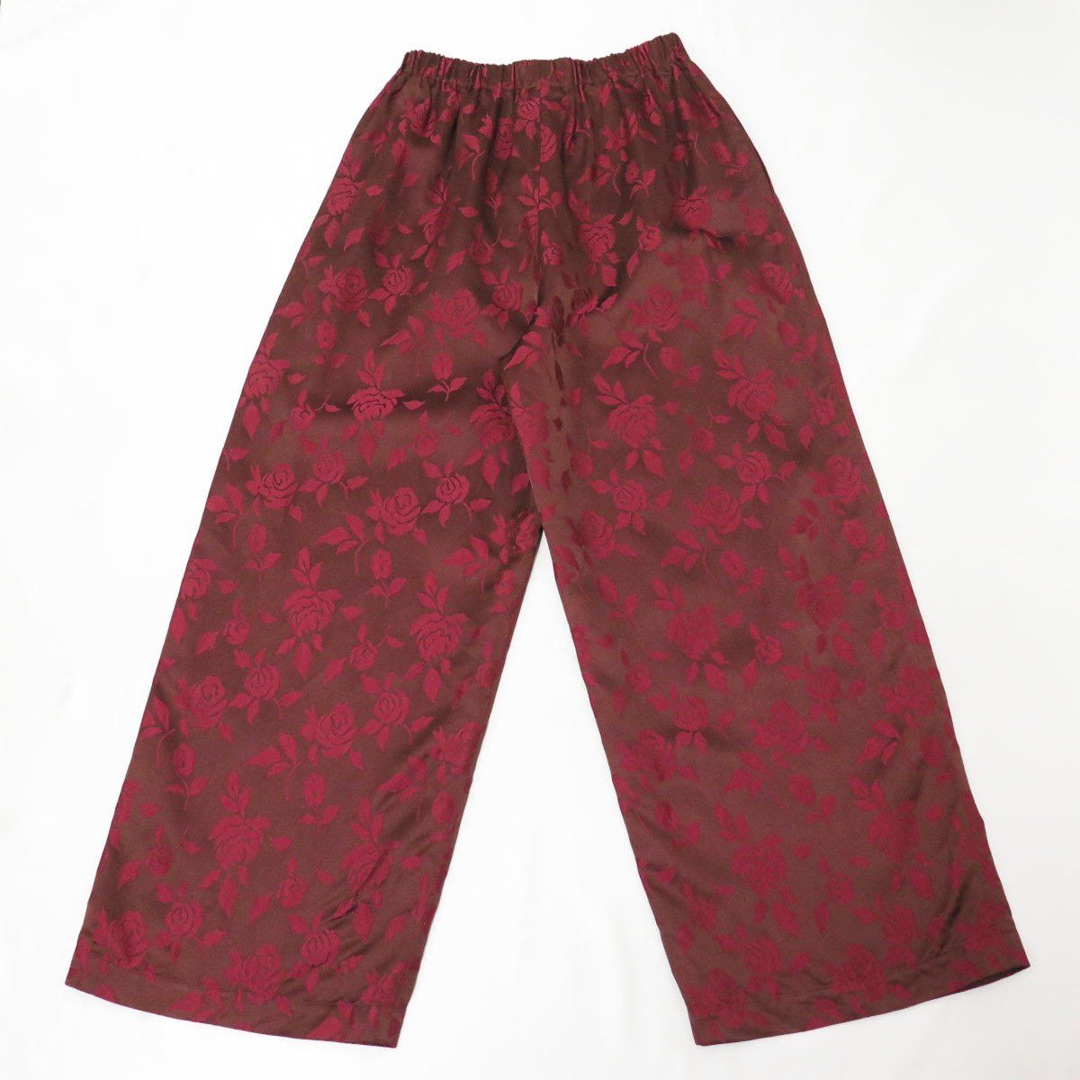 Junya Watanabe SS97 Floral Jacquard Wide Pants Size US 32 / EU 48 - 2 Thumbnail
