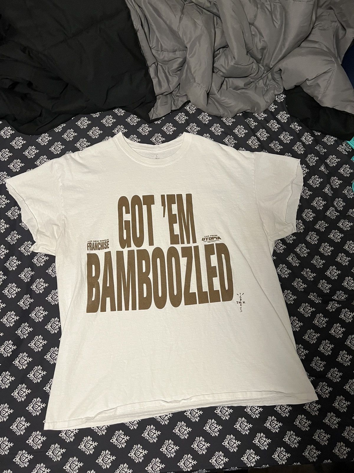 Travis Scott Travis Scott got em bamboozled tee Size US XL / EU 56 / 4 - 1 Thumbnail