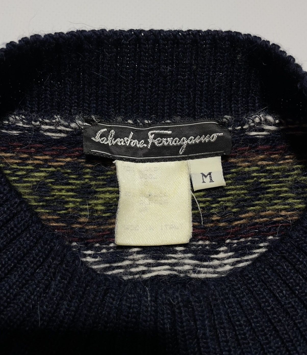 Salvatore Ferragamo Salvatore Ferragamo Wool Sweater Vintage Size US M / EU 48-50 / 2 - 8 Thumbnail