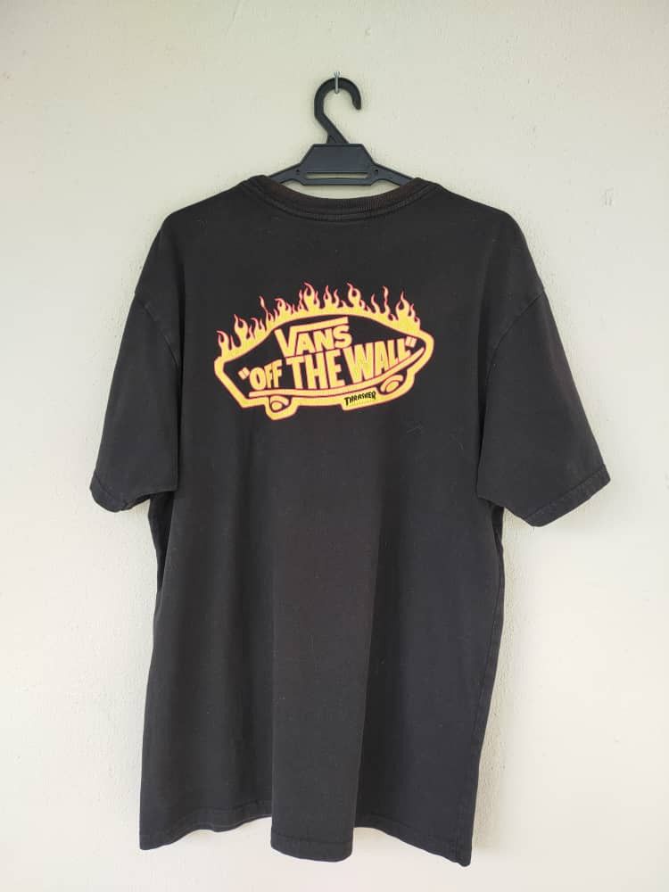 Thrasher x outlet vans shirt