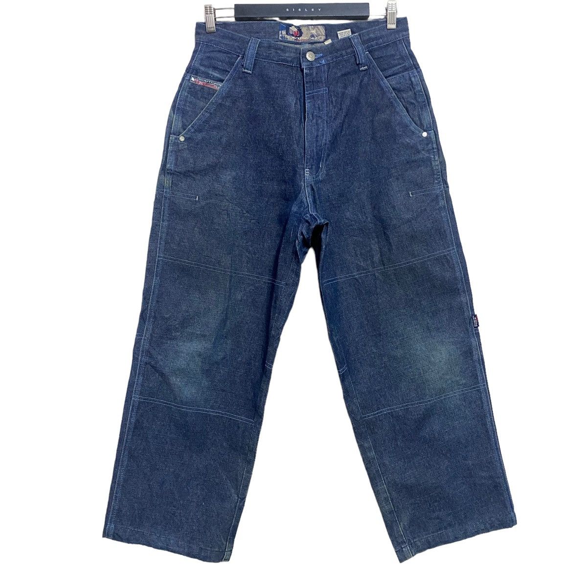 Southpole Vintage Southpole 3D Raw Fit Series Riveted Baggy Jeans Size US 31 - 2 Thumbnail