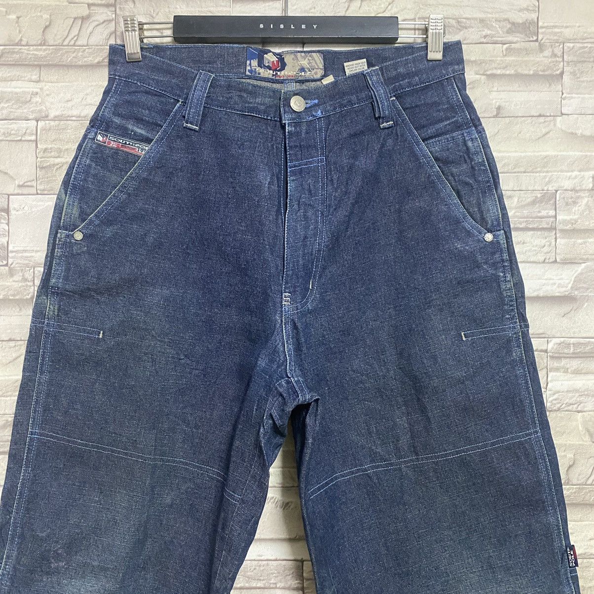 Southpole Vintage Southpole 3D Raw Fit Series Riveted Baggy Jeans Size US 31 - 4 Thumbnail