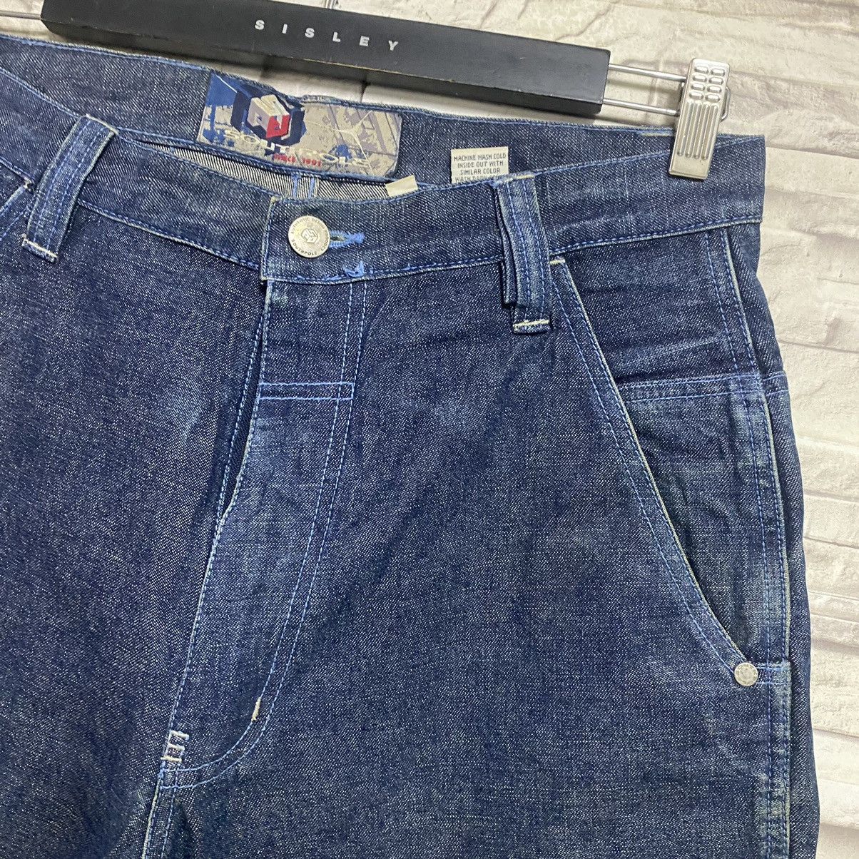 Southpole Vintage Southpole 3D Raw Fit Series Riveted Baggy Jeans Size US 31 - 5 Thumbnail